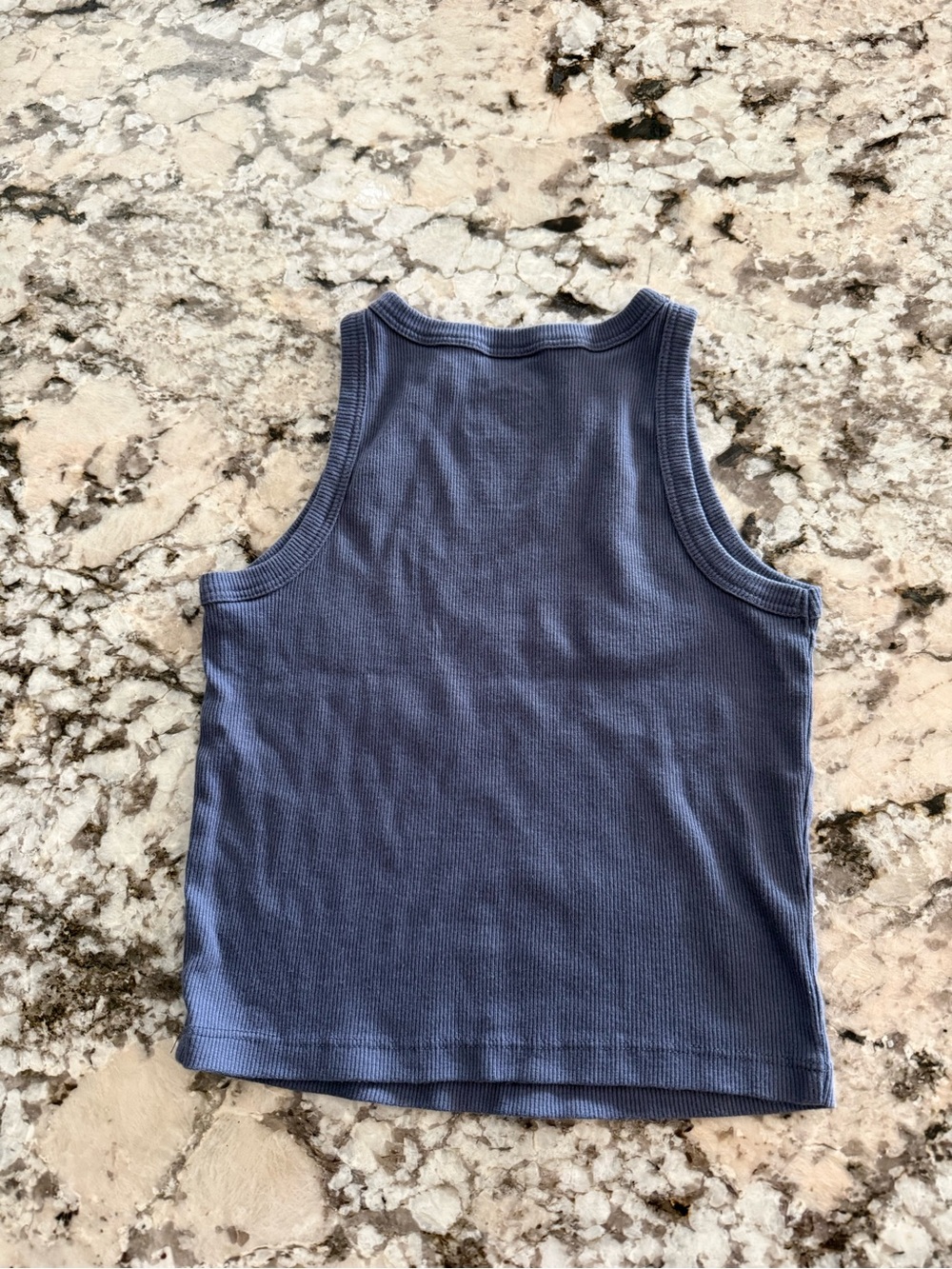 Target Girls Tank - Navy Blue Ribbed Tank Top - Picture 2 of 3